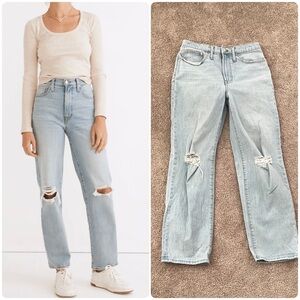 Madewell straight  Jeans